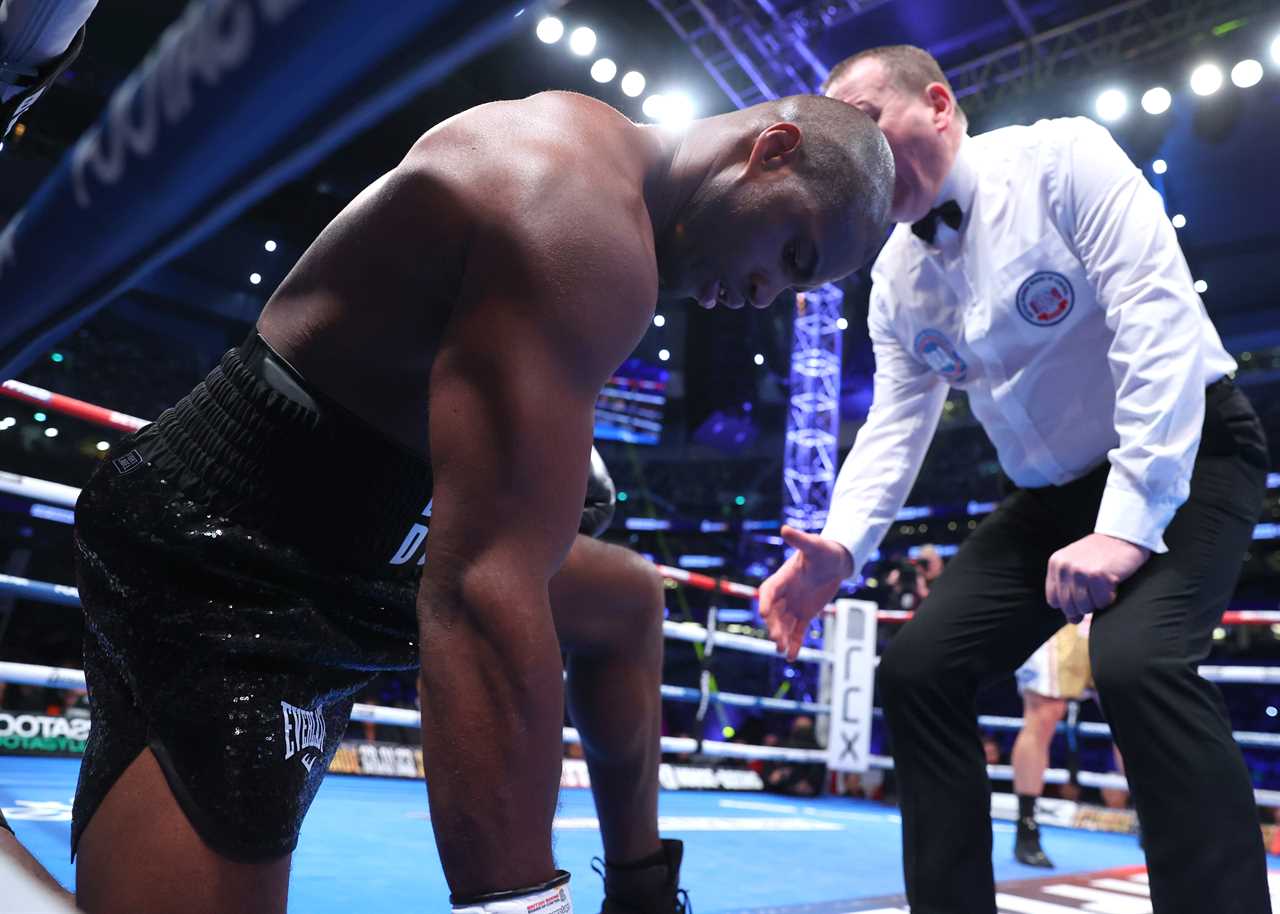 Frampton says Dubois was 'clearly concussed' after he allowed him to fight against Lerena after THREE knockdowns