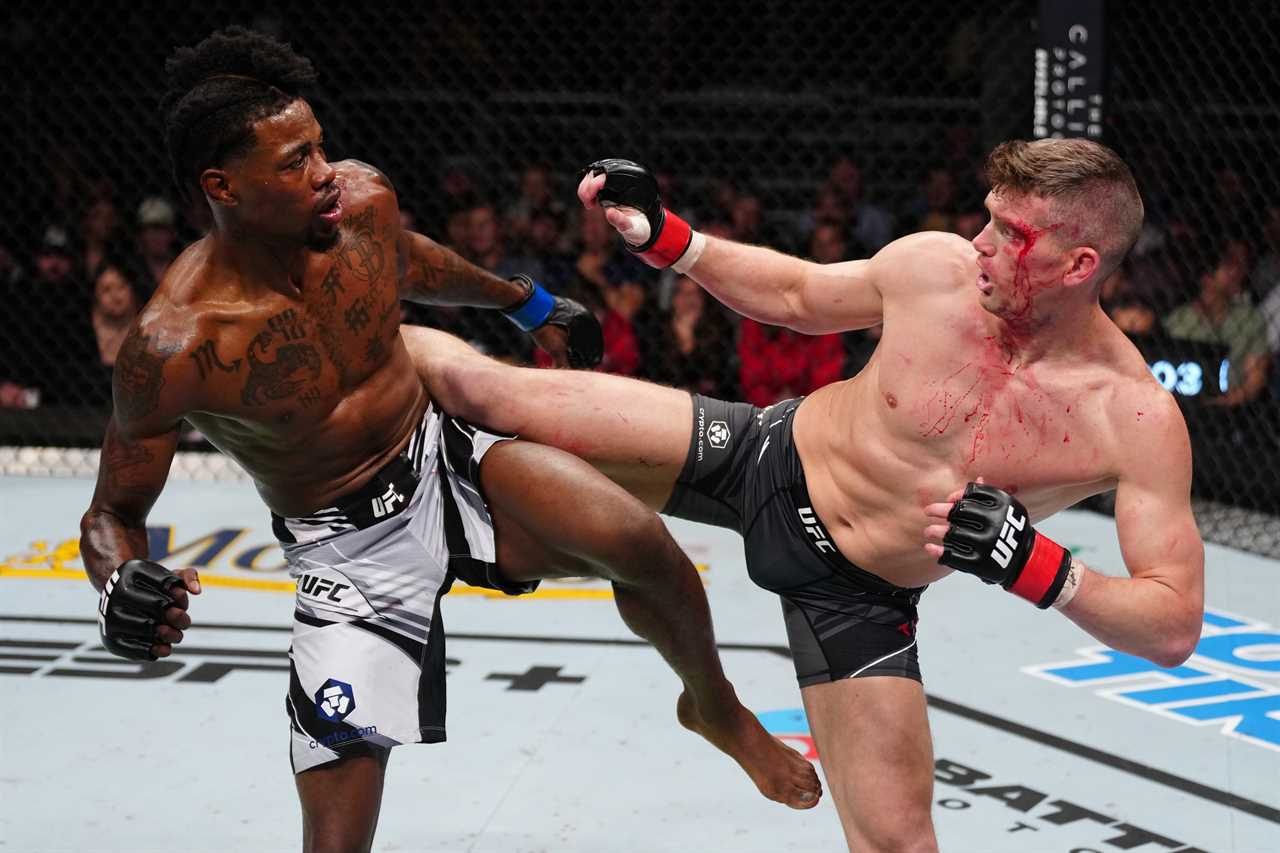 UFC stars Stephen Thompson & Kevin Holland display horrific battle scars, including broken hands and severe cuts