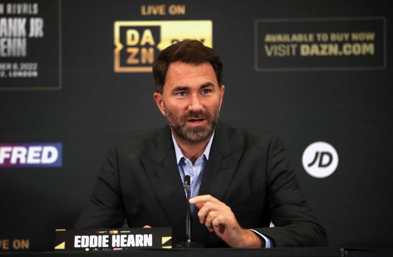 Eddie Hearn claims Conor Benn will fight'sooner that you think' in Brit's fight against failed drug tests