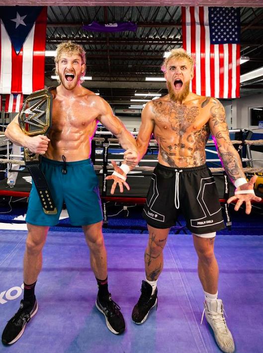 Jake Paul and Logan call out to WWE tag team match with Tyson Fury (58-year-old dad John)