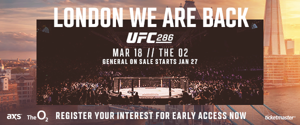 UFC 286 is confirmed for London, March 18, for the first PPV card for SIX YEARS. Leon Edwards will take on Kamaru Uman