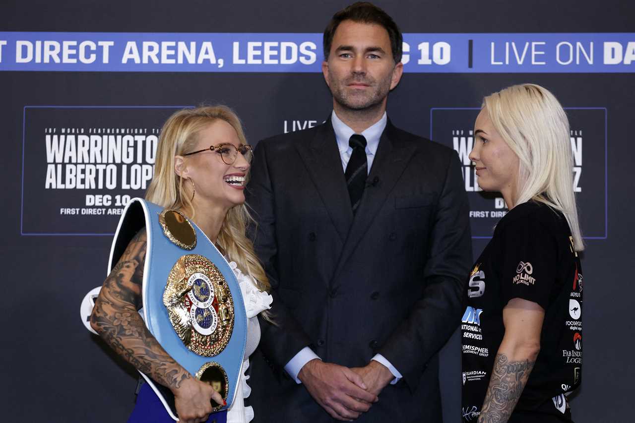 Ebanie Bridges, a boxing star, reacts to a throwback snap taunt and admits that she can't wait for her fat loss