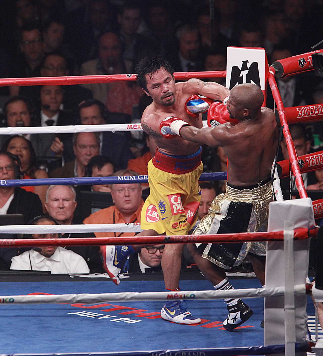 Floyd Mayweather claims he is scared to death to rematch Manny Pacquiao.
