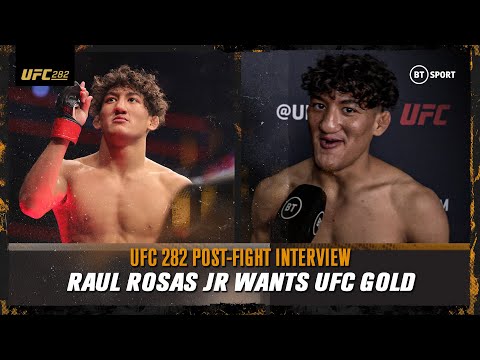 Raul Rosas Jr. discusses his next fight, UFC gold and Conor McGregor's praise for UFC 282 interview