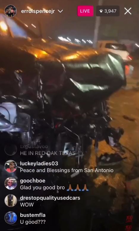 Boxer Errol Spence Jr was involved in another horrible head-on car accident with a '14-year old who stole his parent's car'