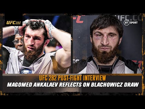 Magomed Anakalaev discusses Jan Blachowicz's title draw UFC 282 postfight interview