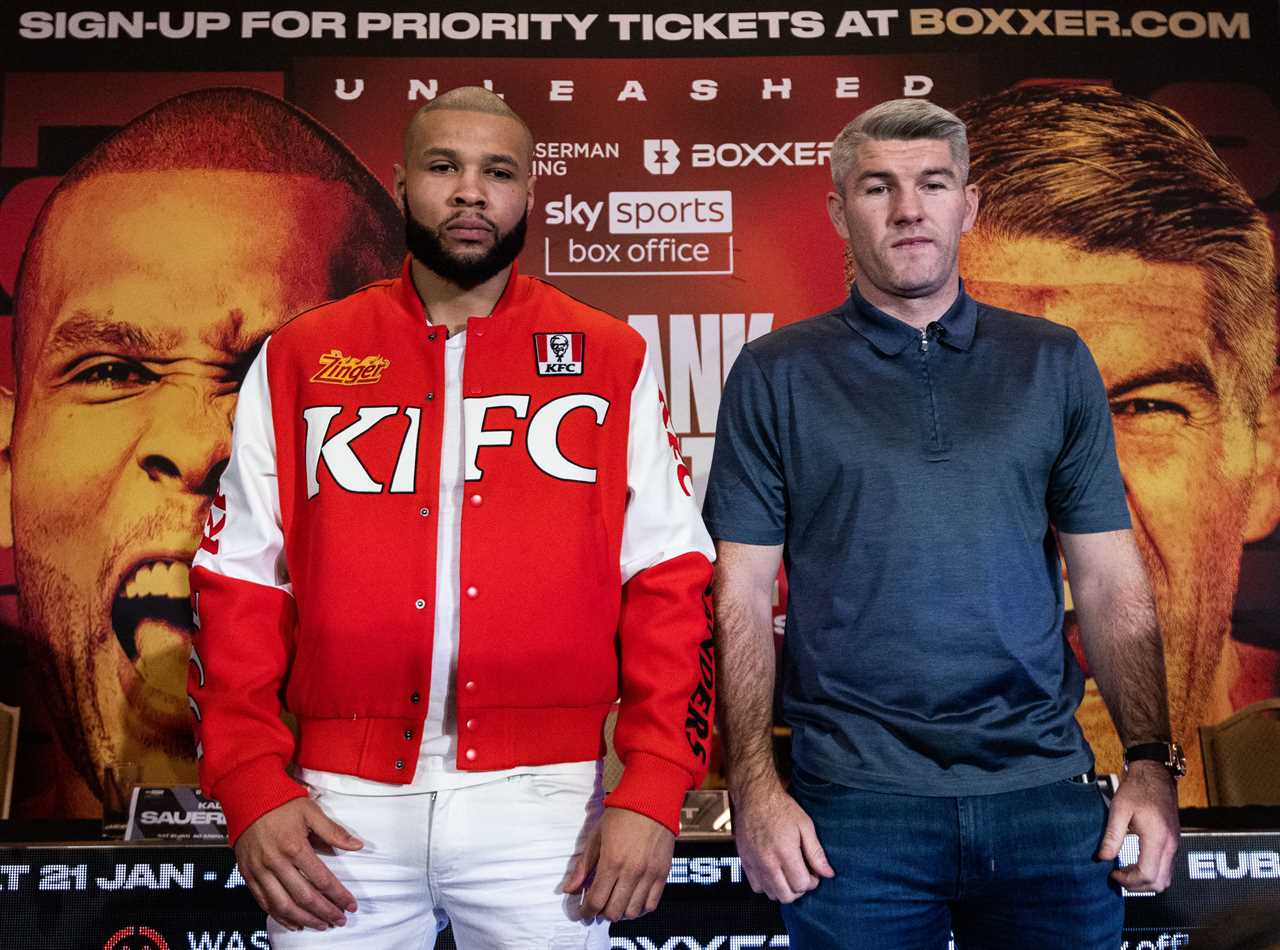 Chris Eubank Jr. reveals that he only spars eight rounds during training for Liam Smith's fight.