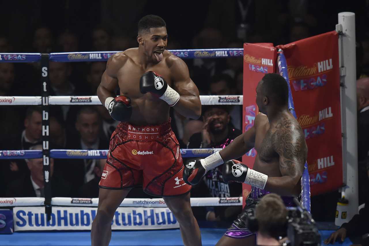 Anthony Joshua says he would like Dillian Whyte to rematch Tyson Fury's grudge match because he believes his London rival has'more swag'
