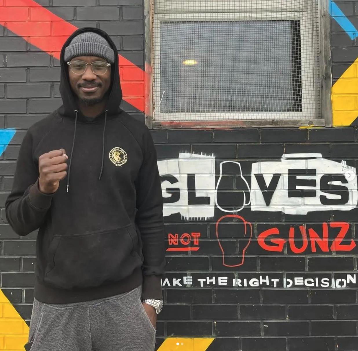 UFC star Ian Garry was honored to participate in Gloves Not Gunz Moment and vows to give back to the community and inspire children
