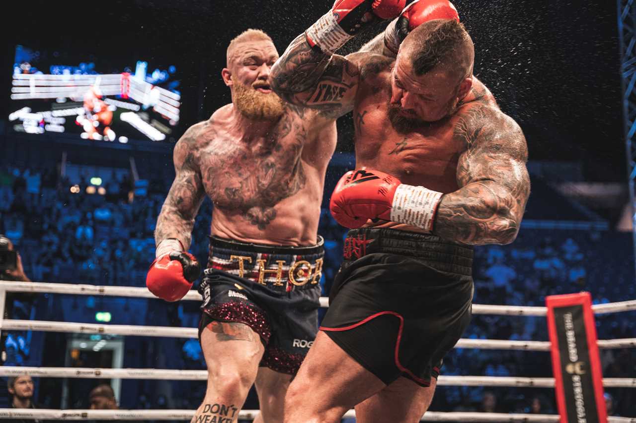 Video: Watch huge Game of Thrones star Hafthor Bor Bjornsson being 'humbled badly' by a wrestler half his height