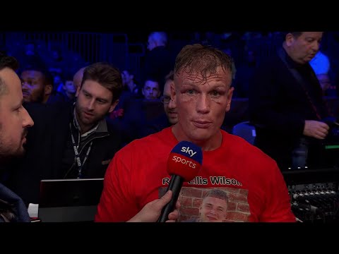 Robinson after fight reax