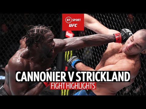 Jared Cannonier v Sean Strickland Official UFC Fight Highlights Cannonier bounces right back!