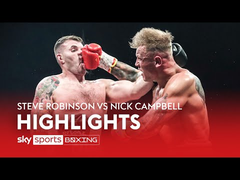 Steve Robinson vs Nick Campbell - THRILLING HEAVYWEIGHT FIGHT