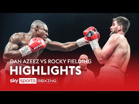 HIGHLIGHTS! Dan Azeez vs Rocky Fielding British & Commonwealth titles
