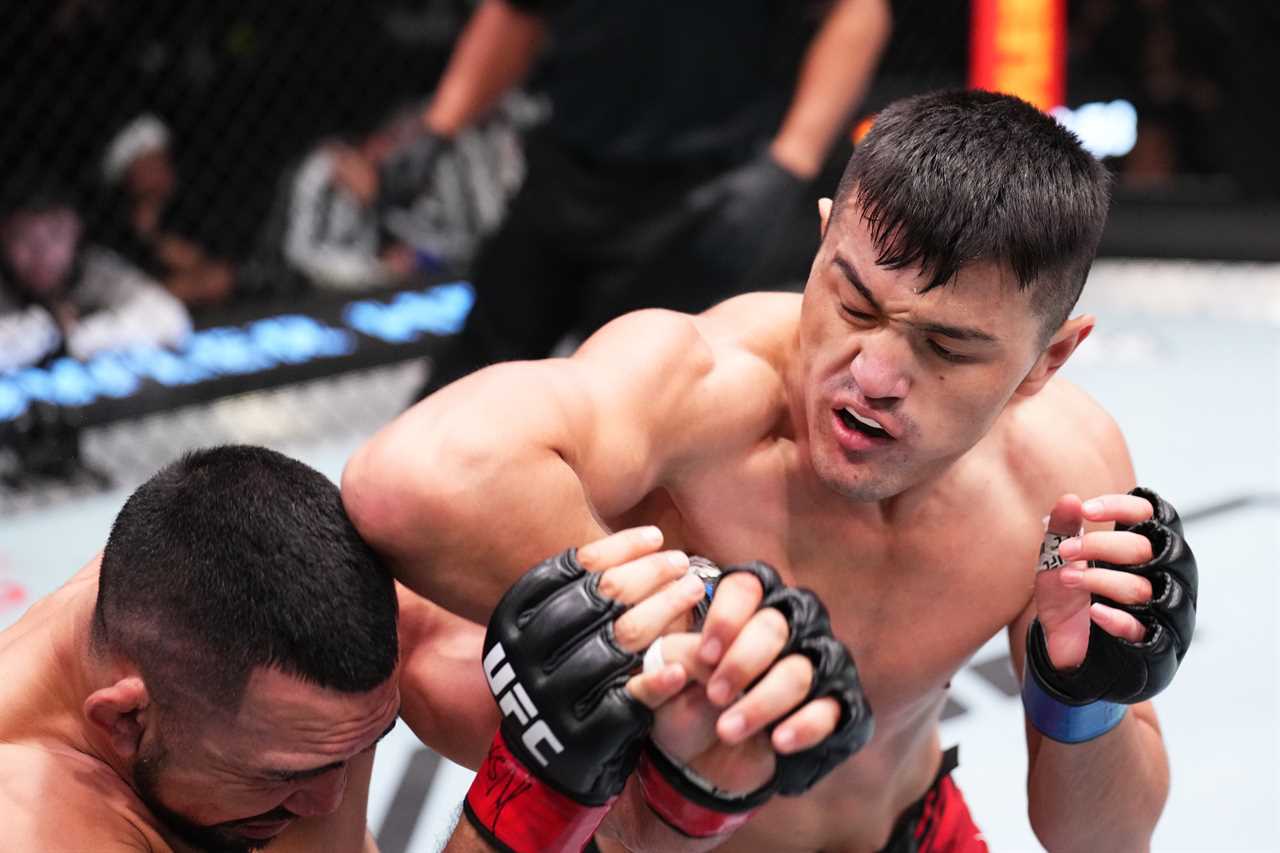 UFC fighter Garcia cuts an artery in his head during a fight, but still wins. It takes 2 hours for the medics to stop bleeding in horror scenes.