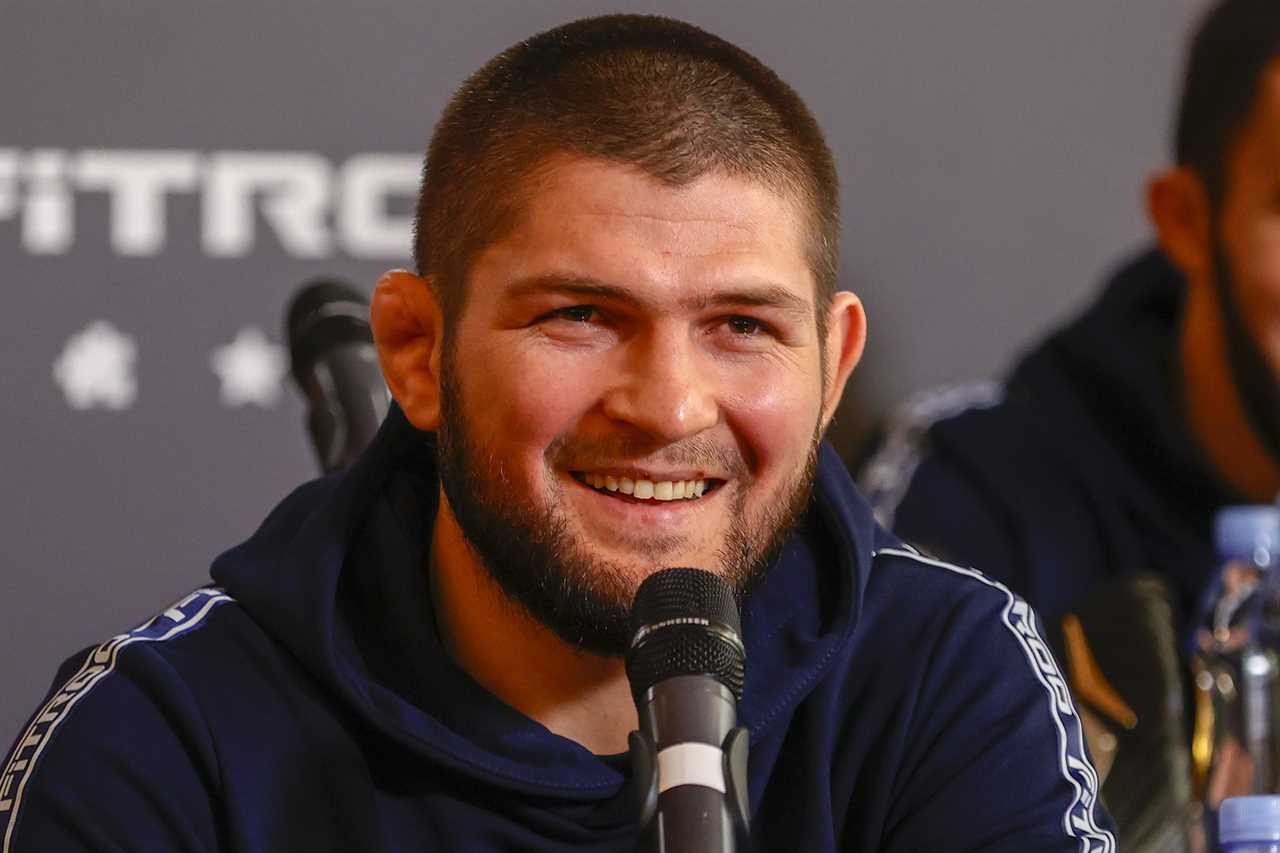Khabib's five year-old son, Khabib, is already learning how to fight after being coached by UFC legend dad THREE years ago