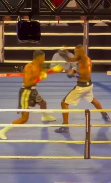 Anderson Silva's 22-year-old son Kalyl wins his professional boxing debut with KO. The UFC legend dad is a proud father.