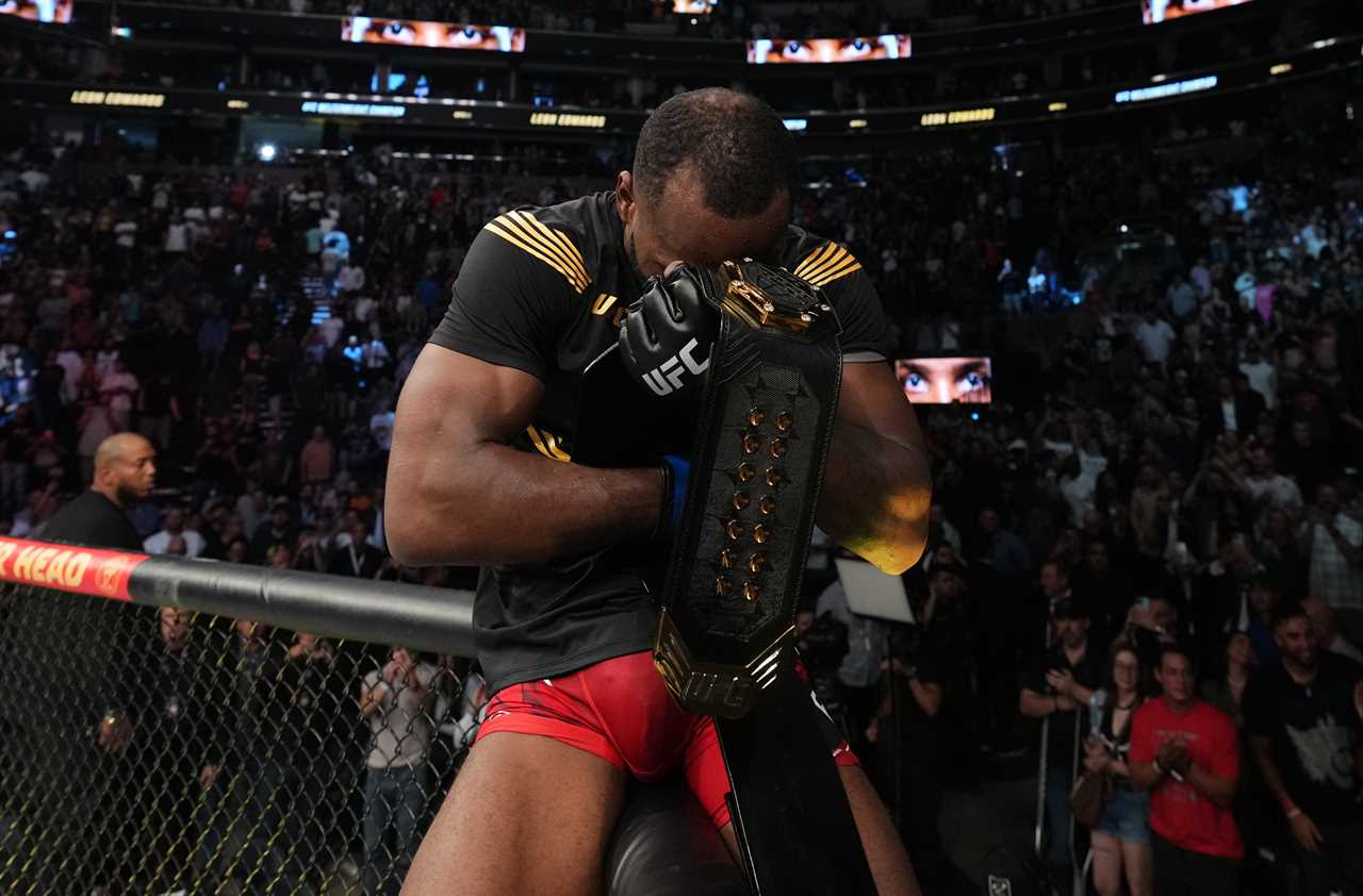 UFC champ Leon Edwards hopes that a spectacular KO by Usman will encourage council estate tearsways to pursue their dreams