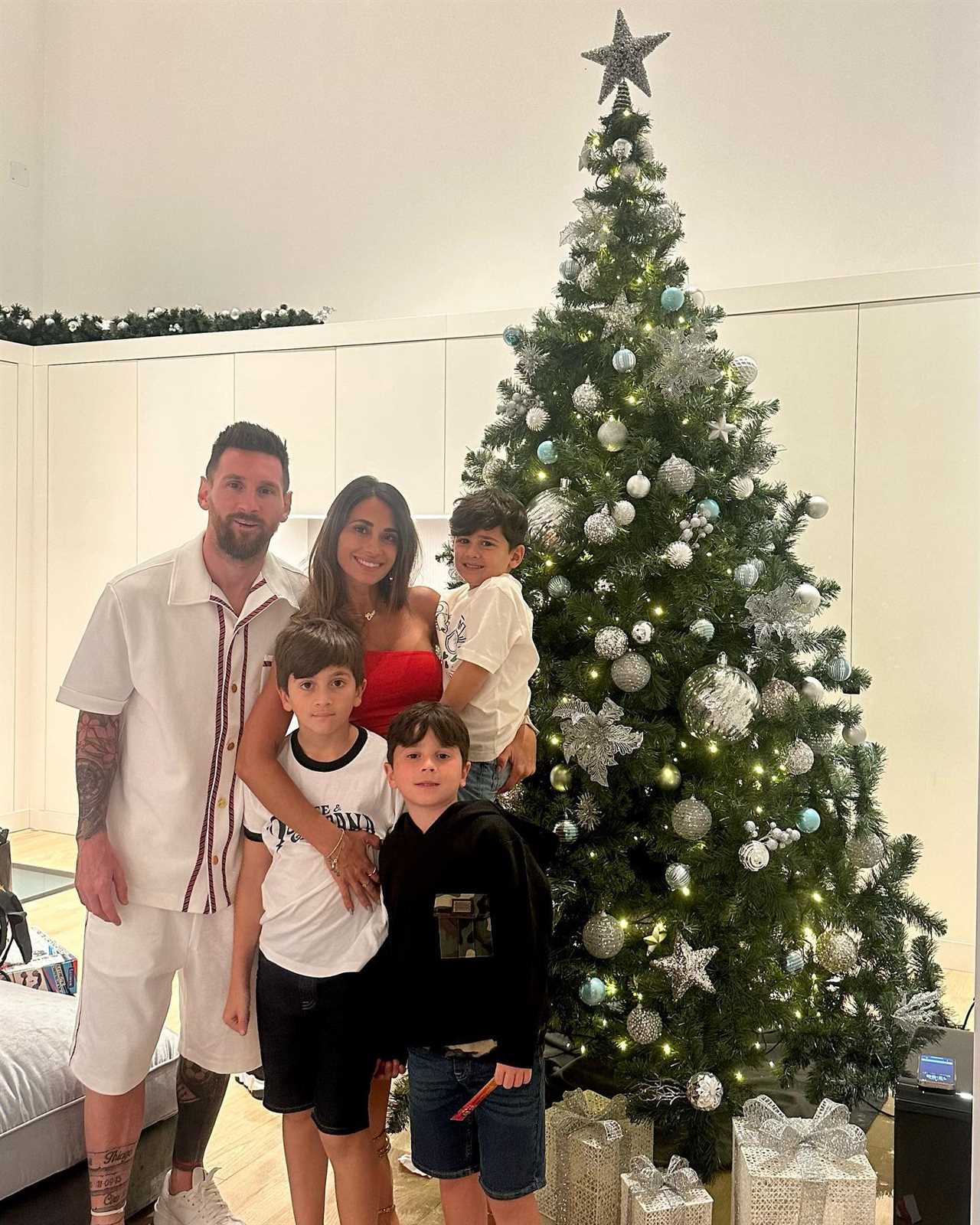 Tyson Fury and Lionel Messi join Premier League stars enjoying Christmas celebrations with family and friends