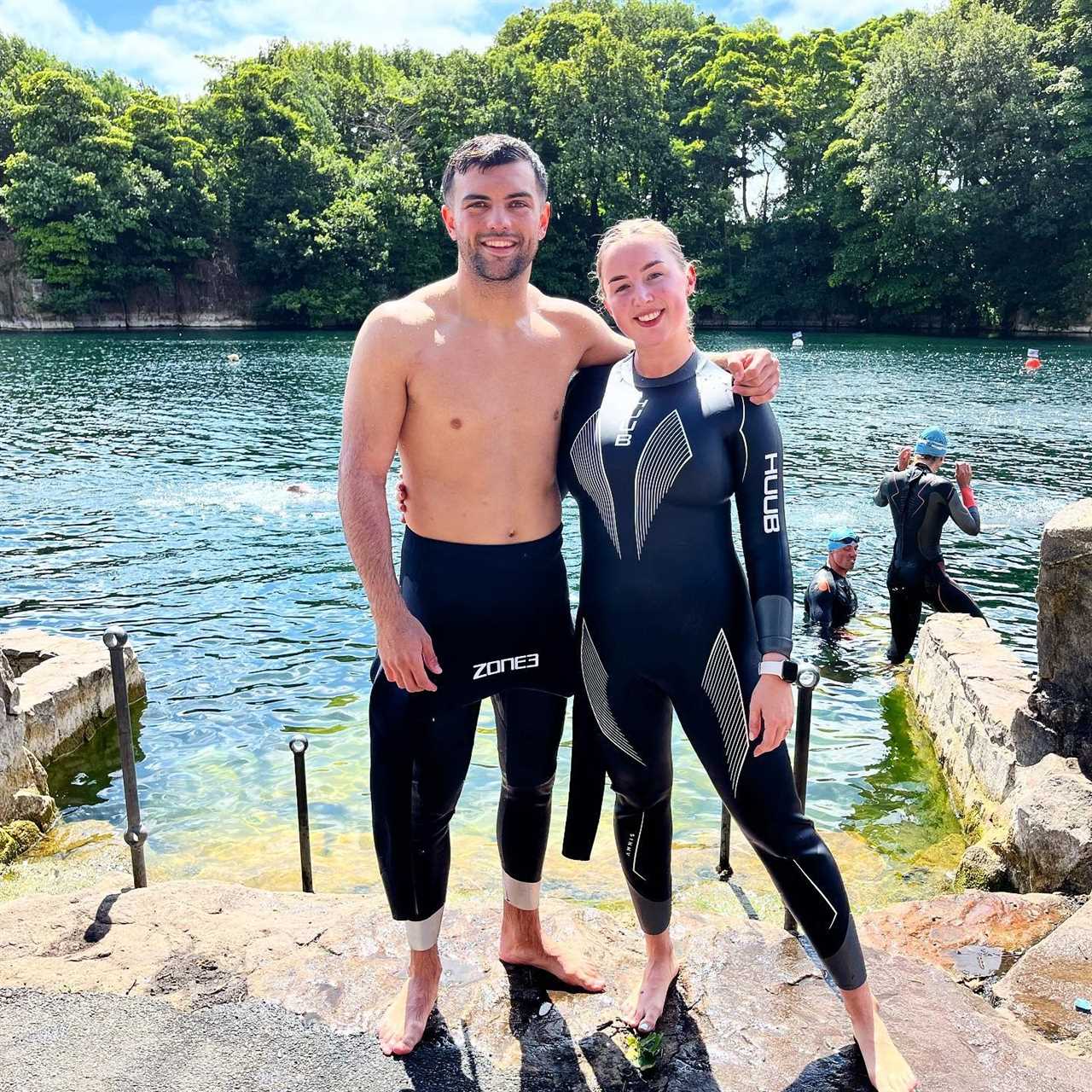 Josh Catterall is ready to plunge back into the deep end against Josh Taylor, after having ice-cold swimming with Lauren