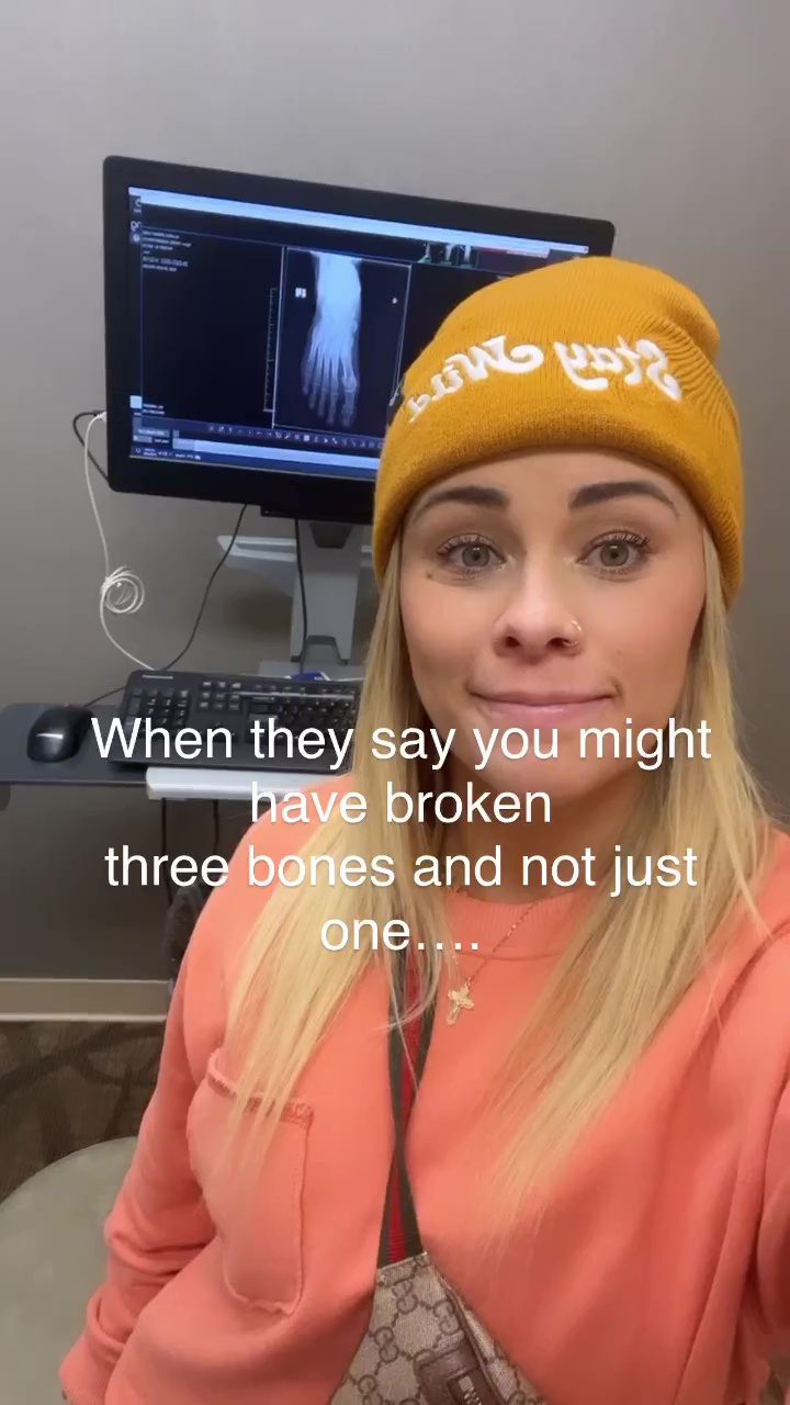Paige VanZant suffers THREE suspected broken bones in foot as ex-UFC beauty shares X-ray picture