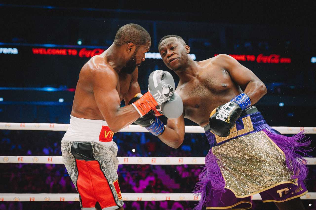 Deji mocks Conor McGregor as a YouTuber claims to have given Floyd Mayweather 'black eyes' during a row with bro KSI.