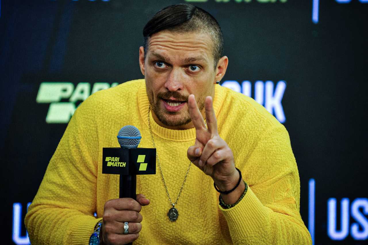 Tyson Fury claims Oleksandr Usyk would run away like a little ****' if they met as Ukrainians 'not strong enough.