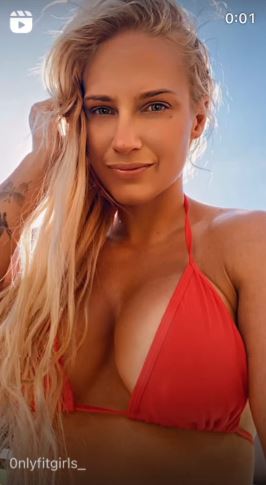 Ebanie Bridges shares her new favorite thing, My new fav - She posts hot bikini photos on her OnlyFans page