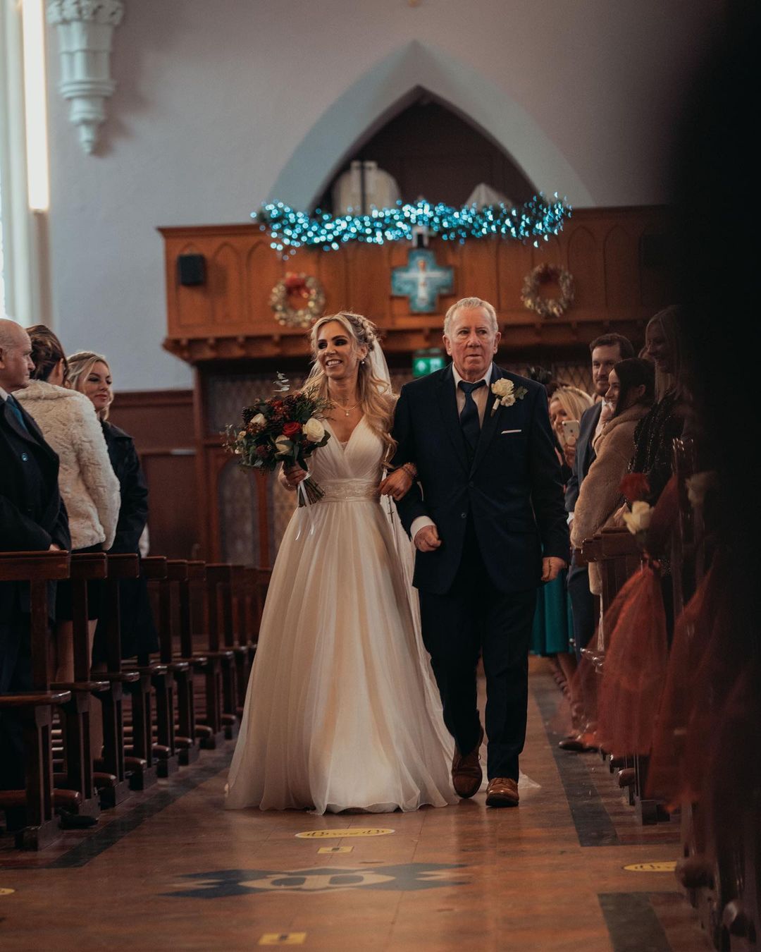 Conor McGregor, Dee Devlin and all smiles while they share a romantic moment to celebrate her sister's wedding.