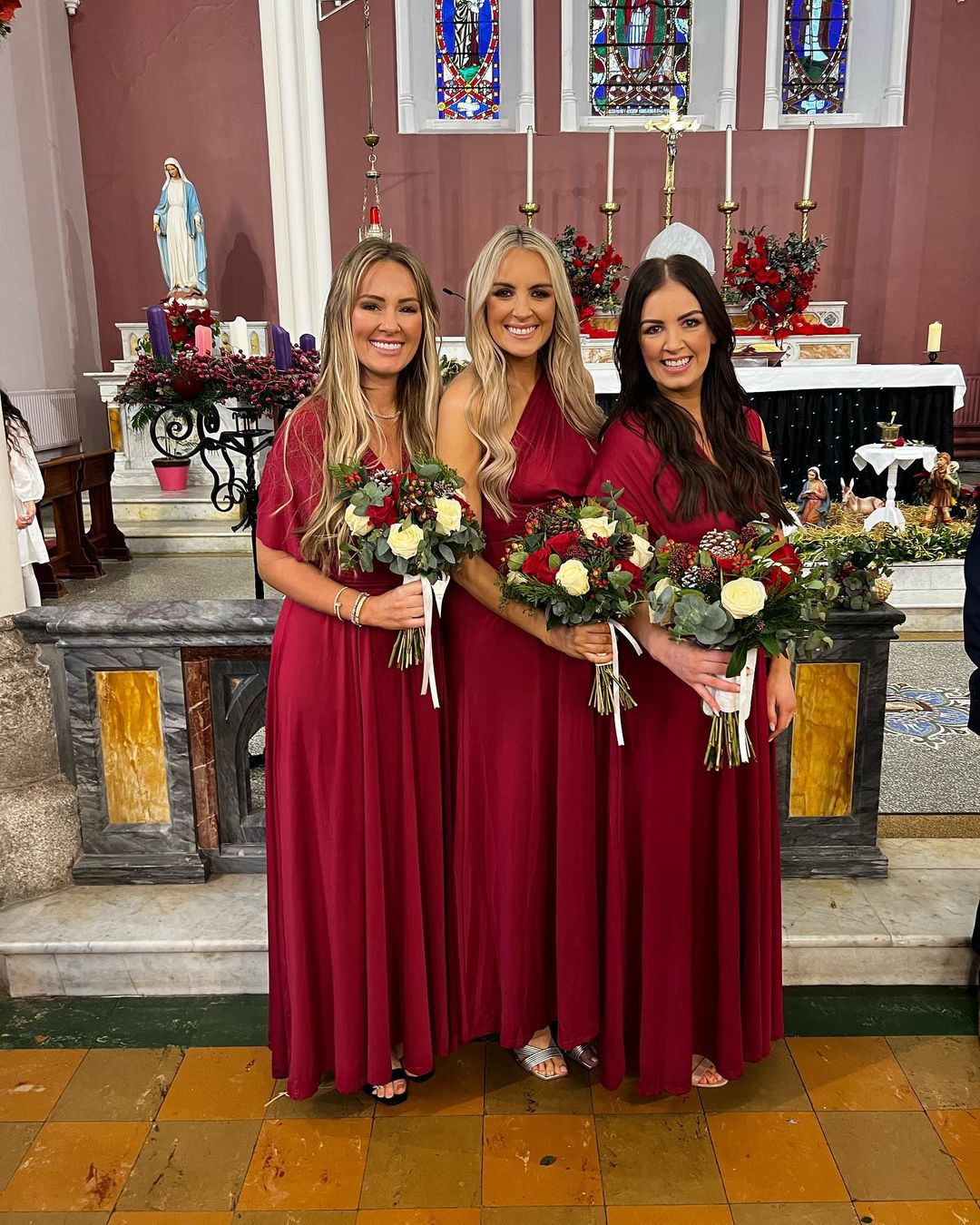 Conor McGregor, Dee Devlin and all smiles while they share a romantic moment to celebrate her sister's wedding.