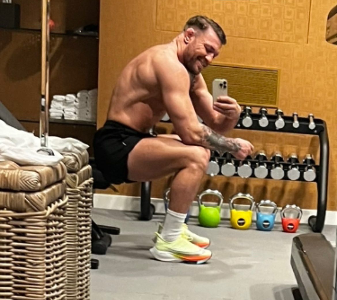 Conor McGregor tells his rivals that they are 'F ****d.' The jacked star ramps up training to blockbuster UFC returns