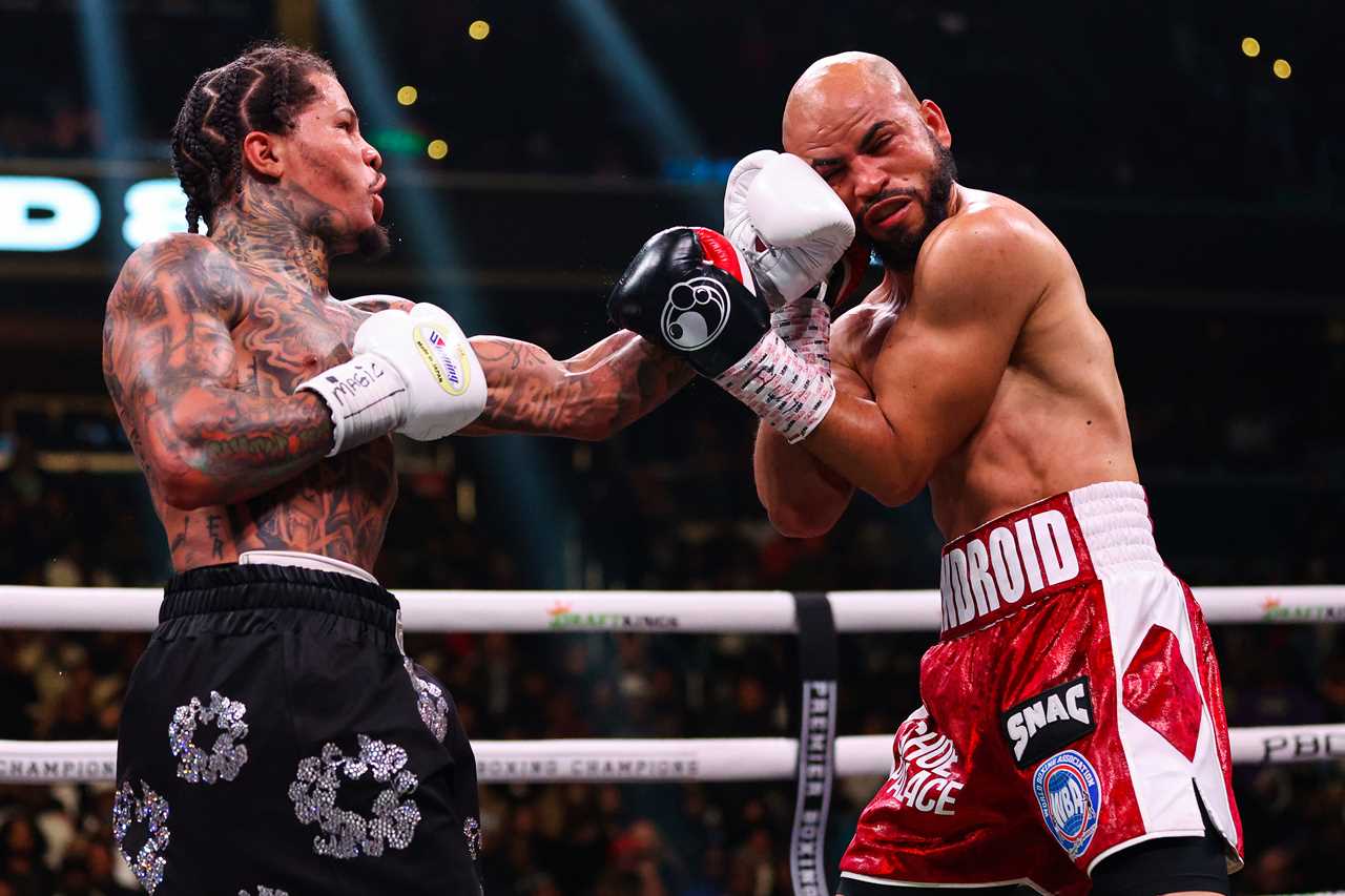 After a brutal eighth round stoppage by Hector Luis Garcia, Gervonta Davis smashes 'CLOWNS Jake Paul and Ryan Garcia