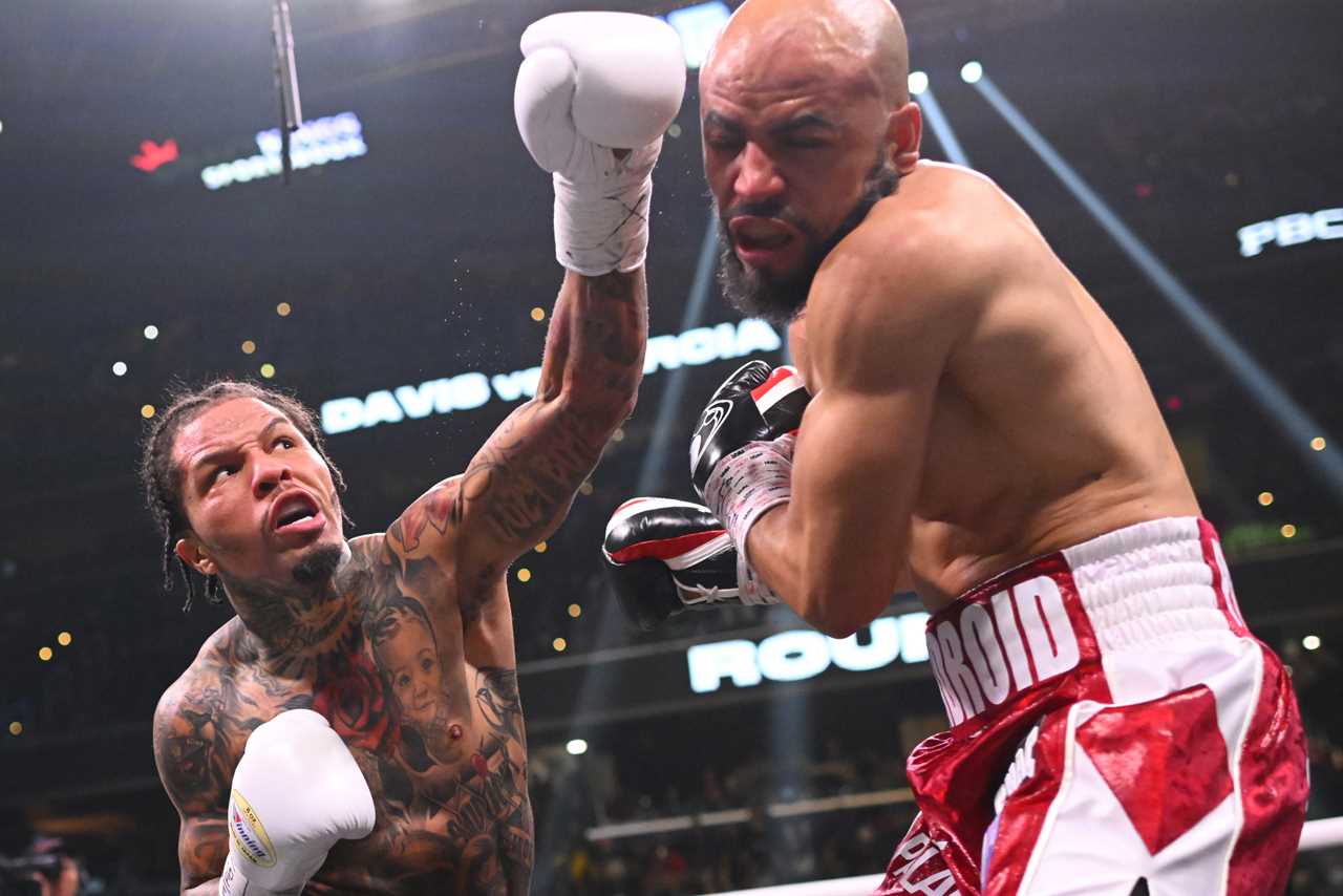 After battering his opponent, Gervonta Davis stops Hector Luis Garcia in the eighth round.