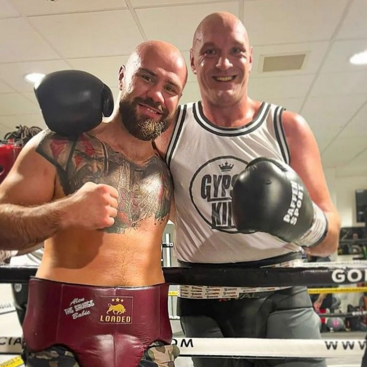Tyson Fury, a 'SPENT' is told by Joe Joyce to stay away from him after complaining of sore elbows and arms.