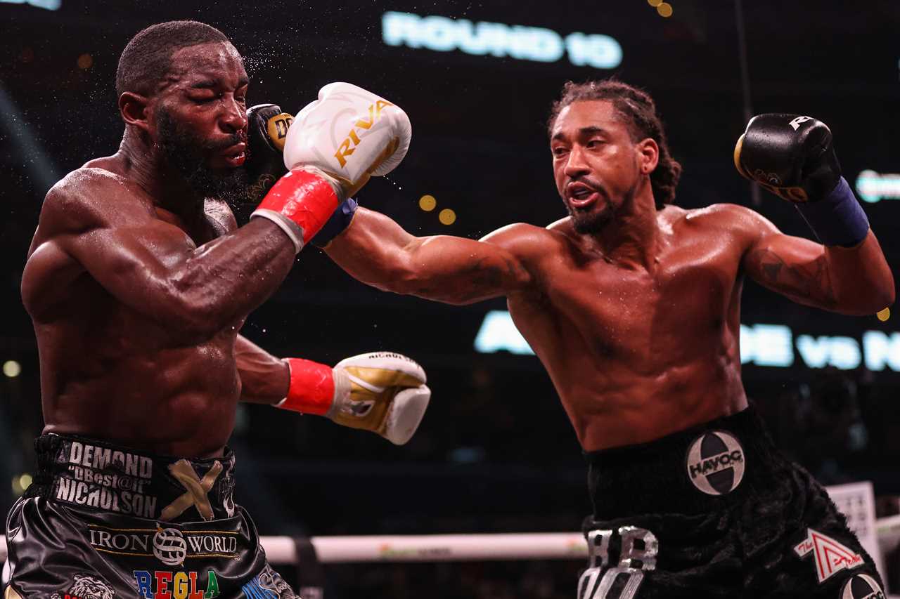 Watch Demond Nicholson, boxer, get repeatedly SLAPPED by his coach in the corner during heavy points loss against Demetrius Andrade