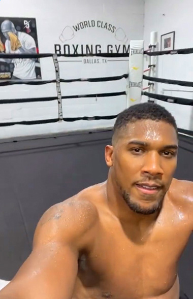 Anthony Joshua PICKS a new trainer. Brit will fly out next week to begin camp for the April 1 fight.