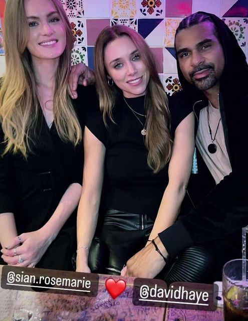Are there any girlfriends of David Haye?