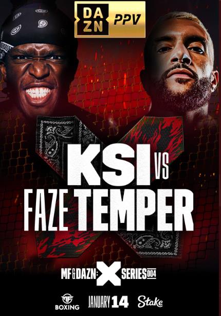 KSI vs FaZeTemperrr live stream and TV Guide: How to Watch HUGE Misfits Boxing Fight TONIGHT