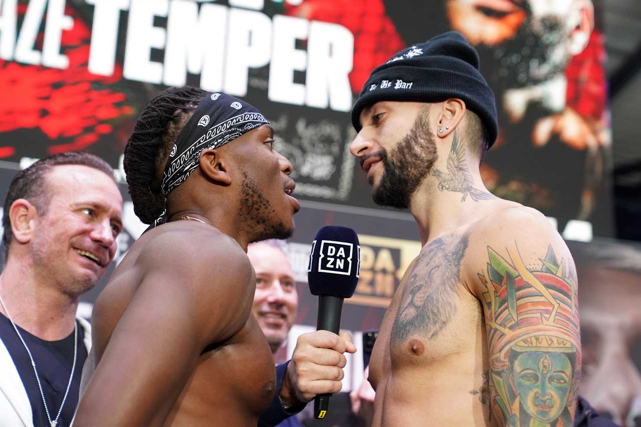 Who and what is the mystery opponent in KSI vs Faze Temper's undercard at Misfits 004?