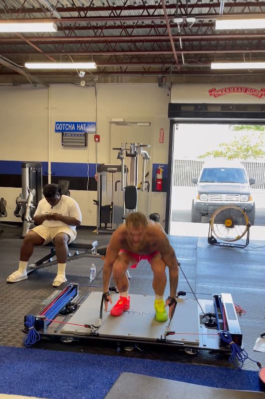 Jake Paul celebrates his 26th birthday by training hard for strength and conditioning as Tommy Fury fight is a 'DONE DEAL.