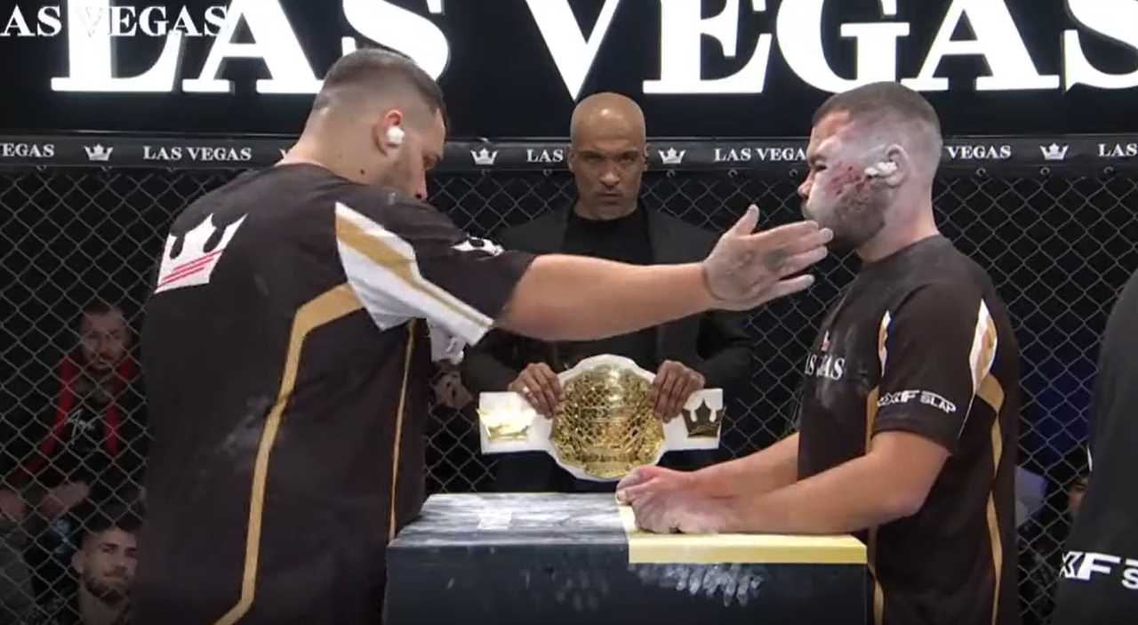 After a brutal Slap Fight, Conor McGregor of UFC leaves a man with a horrendous disfigured face.