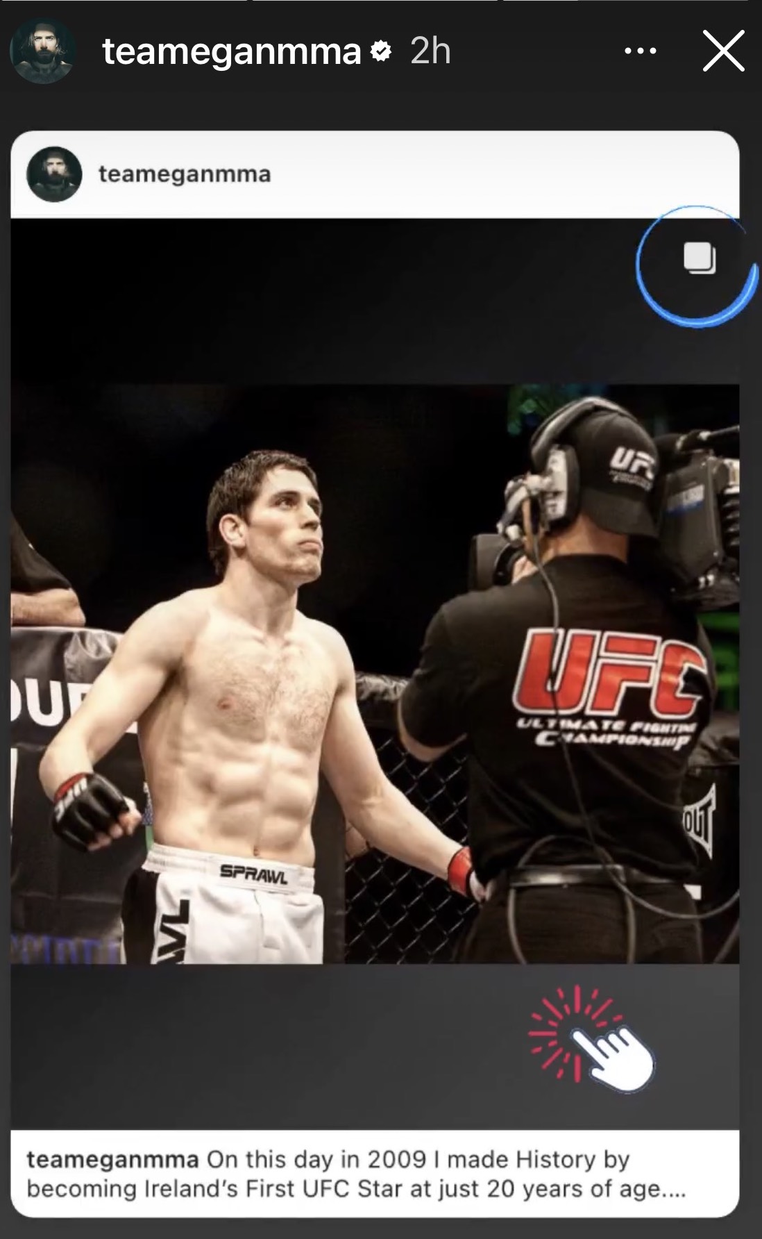 Conor McGregor is unrecognizable as Tom Egan, former teammate and Irish UFC star, shares a 2009 snap of the pair