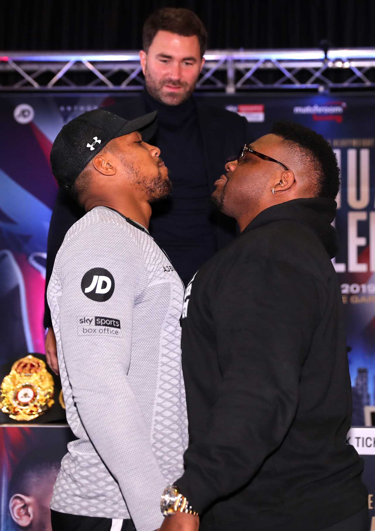 Jarrell Miller calls Anthony Joshua out as a shameful heavyweight and offers him'short money to fight his rivals'