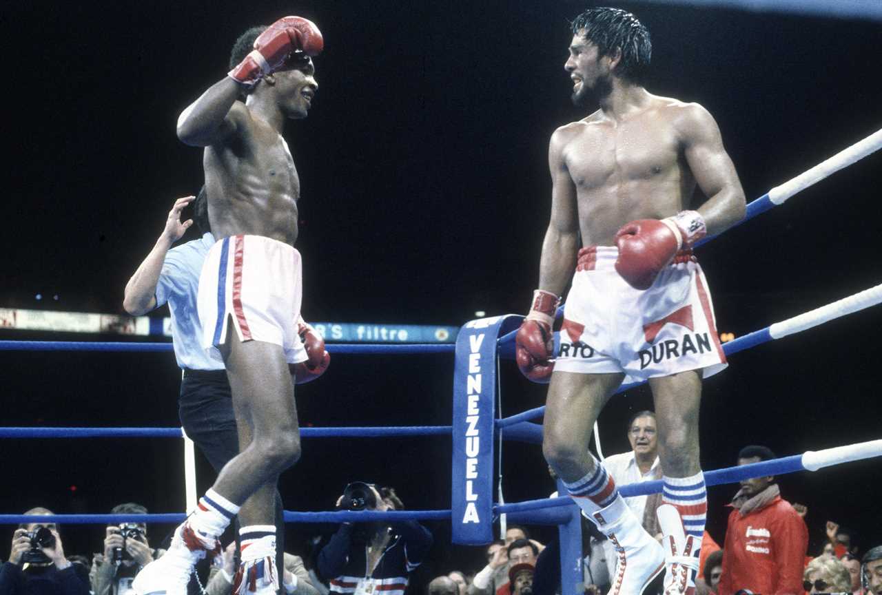 After being named behind Sugar Ray Leonard, Floyd Mayweather wins the welterweight title.