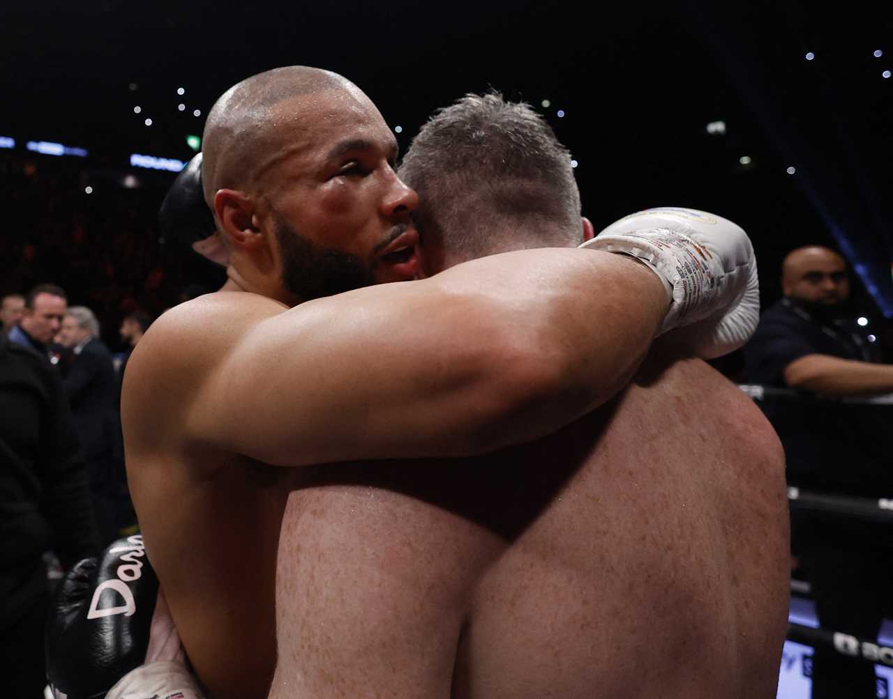 Chris Eubank Jr. left with a horrendously swollen eye after a suspected orbital fracture.