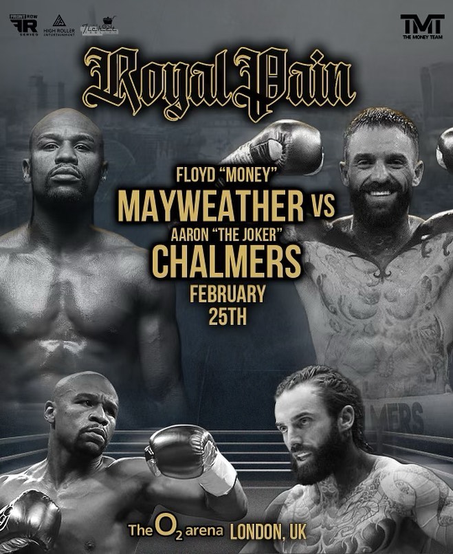 Floyd Mayweather to fight Geordie Shore star Aaron Chalmers at O2 Arena in shock bout