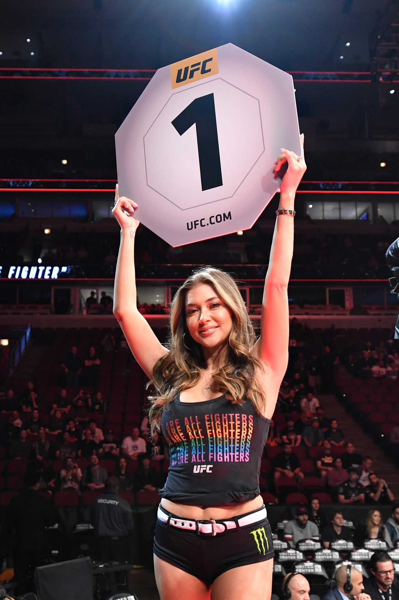 UFC star Arianny Celeste is a stunning ring girl who sends UFC fans wild with her barely there bikini shots at the pool