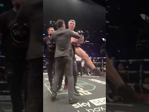 Amazing angle of Liam Smith's victory over Chris Eubank Jr.