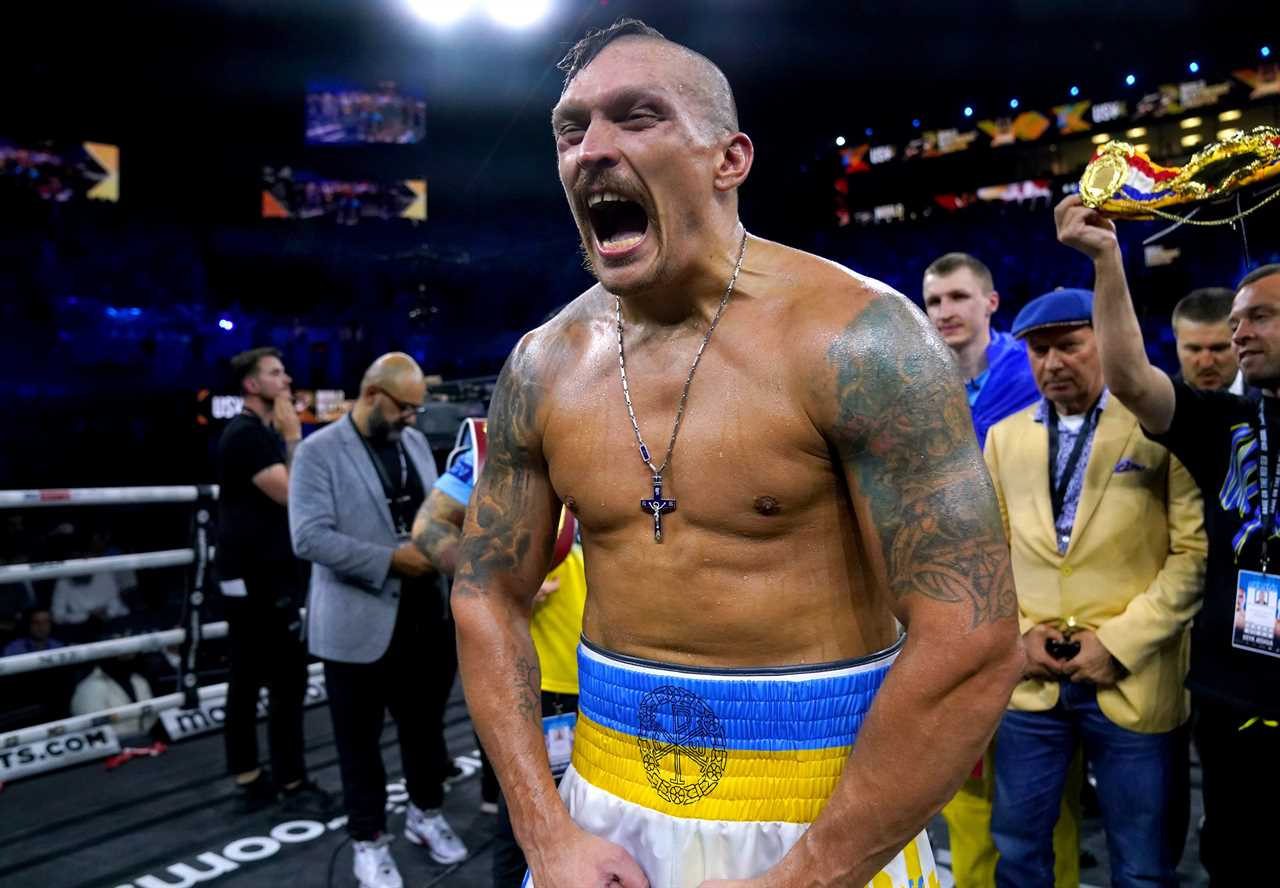 Otto Wallin shares tips with Oleksandr Usyk, a fellow southpaw, on how to fight Tyson Fury.