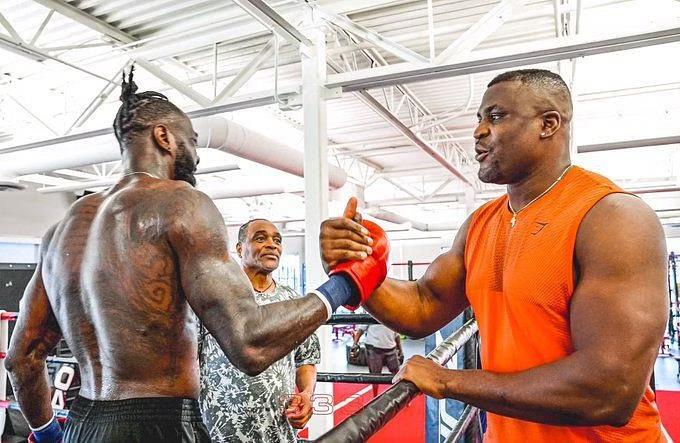 Deontay Wilder's manager opens the door to a massive fight with Francis Ngannou, and discusses talks after UFC heavyweight quits